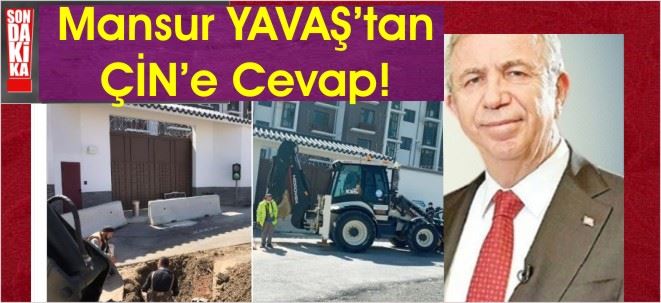 çin'e tepki!