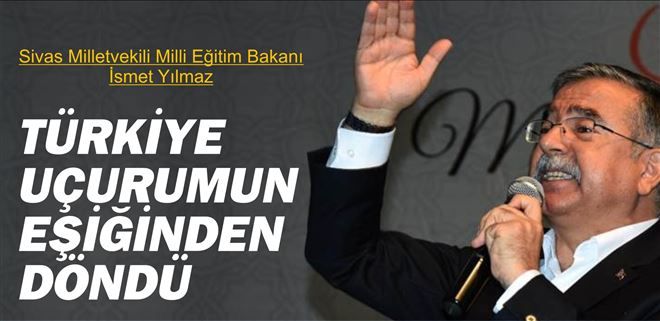 Yılmaz Milli İrade Milletindir dedi...