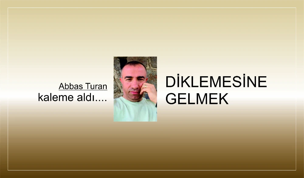 DİKLEMESİNE GELMEK
