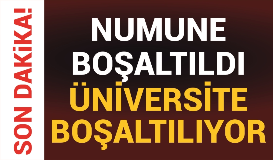 HASTANELER BOŞALTILDI SADECE ACİL