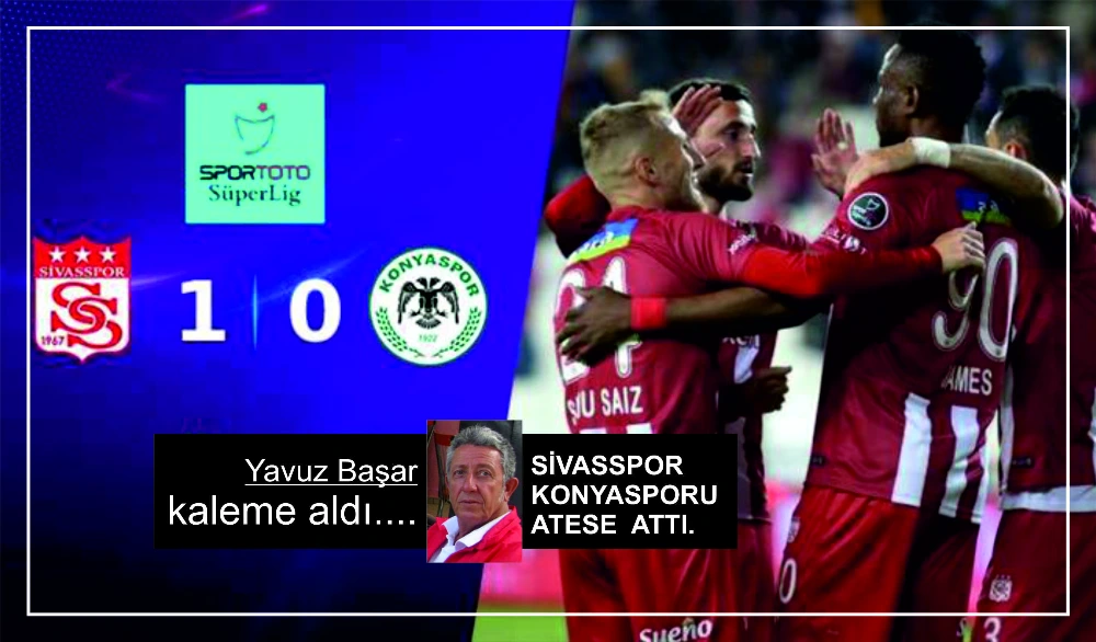SİVASSPOR KONYASPORU ATESE  ATTI. 